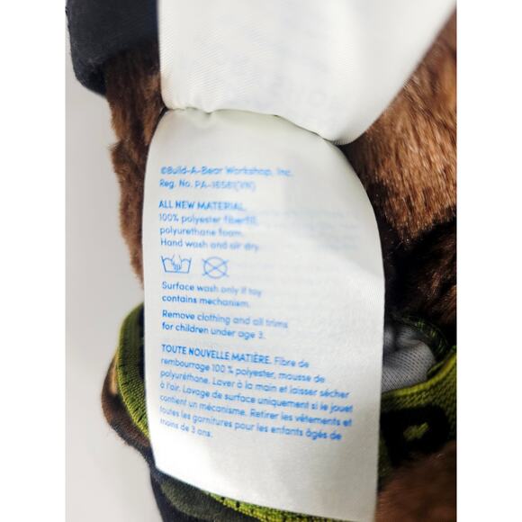 Build A Bear Workshop Tuxedo Tee Monkey Plush 18” Stuffed Animal w/Outfit - Picture 5 of 9